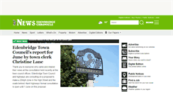 Desktop Screenshot of edenbridge-chronicle.co.uk